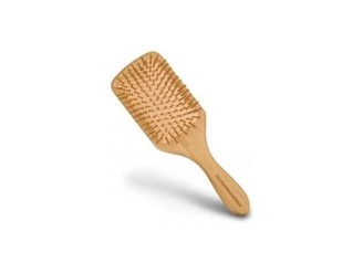 Cepillo pelo de bambú paleta-rectangular