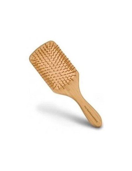 Cepillo pelo de bambú paleta-rectangular 1 unidad Bamboovement