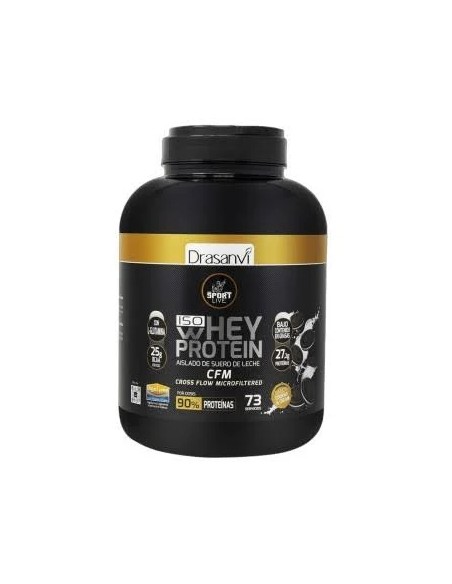 Whey proteína aislado cookies and cream sport 2,2 kg Drasanvi