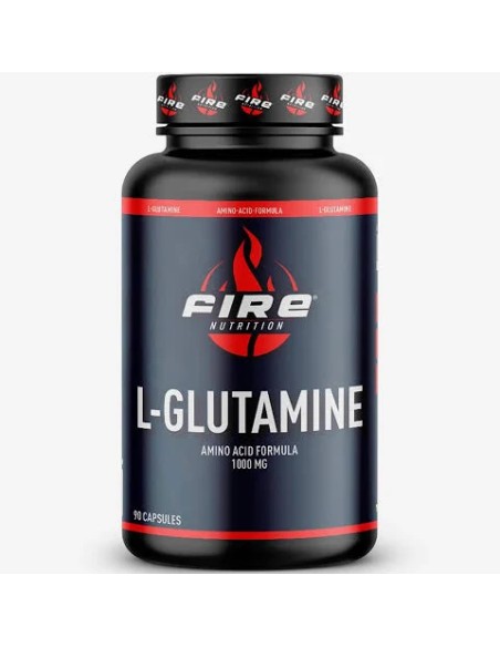 L-glutamina 90 cap - 1000 mg Fire