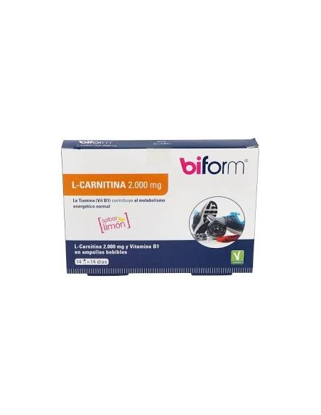 Biform l-carnitina 14 vial - 2000 mg Dietisa