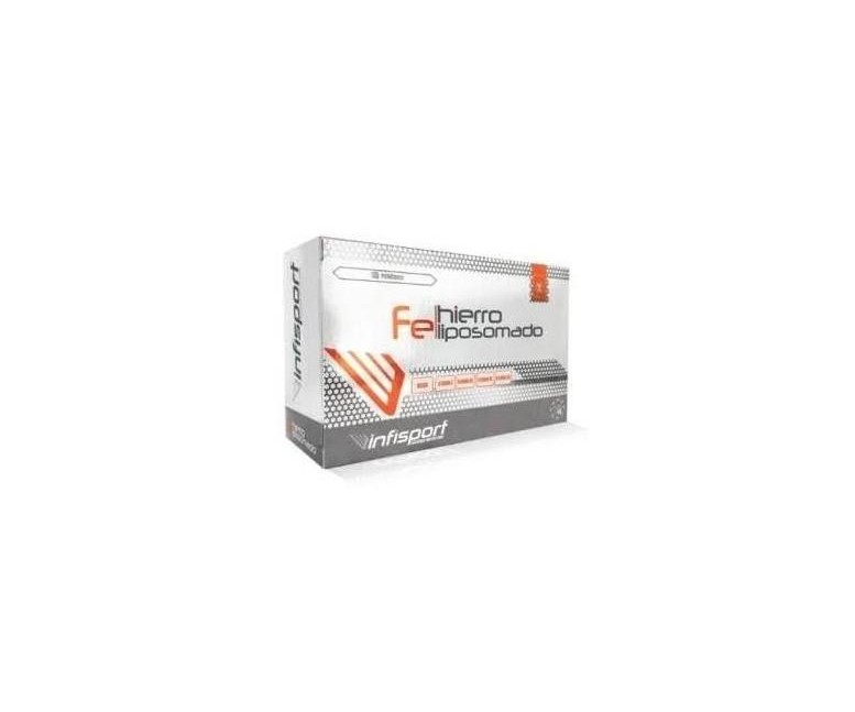 Infisport Fe liposomado 60 cap - 590 mg Infisport