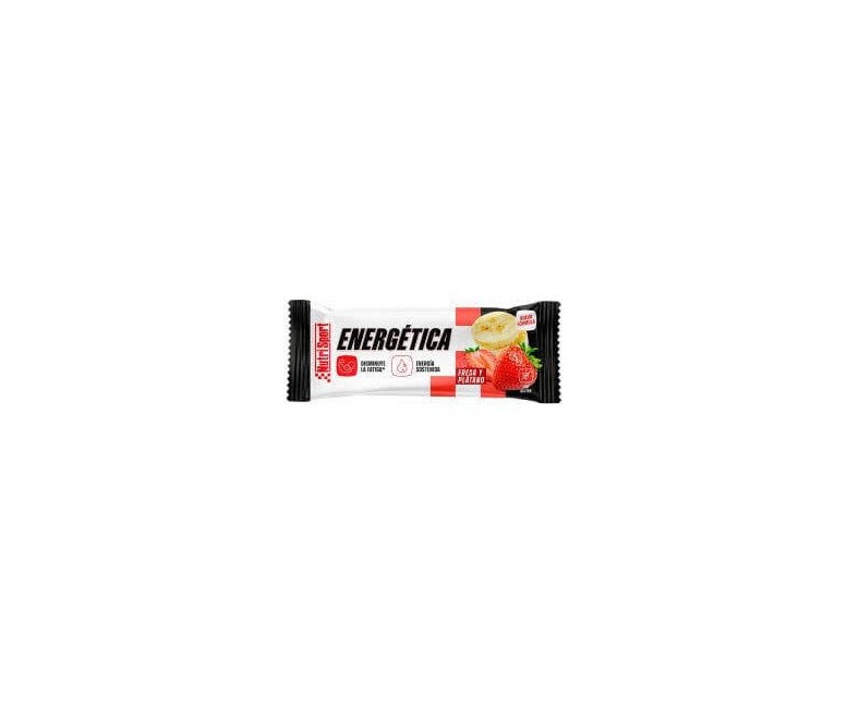 Barrita energética fresa-plátano 24 uds Nutrisport