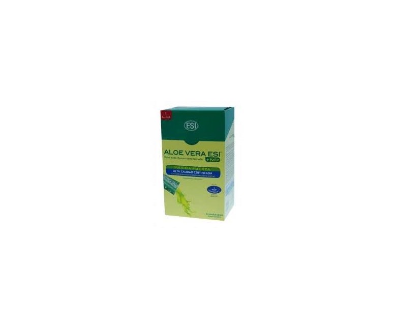Aloe vera zumo+forte pocket drink 24 cap ESI - TREPAT DIET