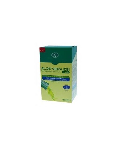 Aloe vera zumo+forte pocket drink 24 cap ESI - TREPAT DIET