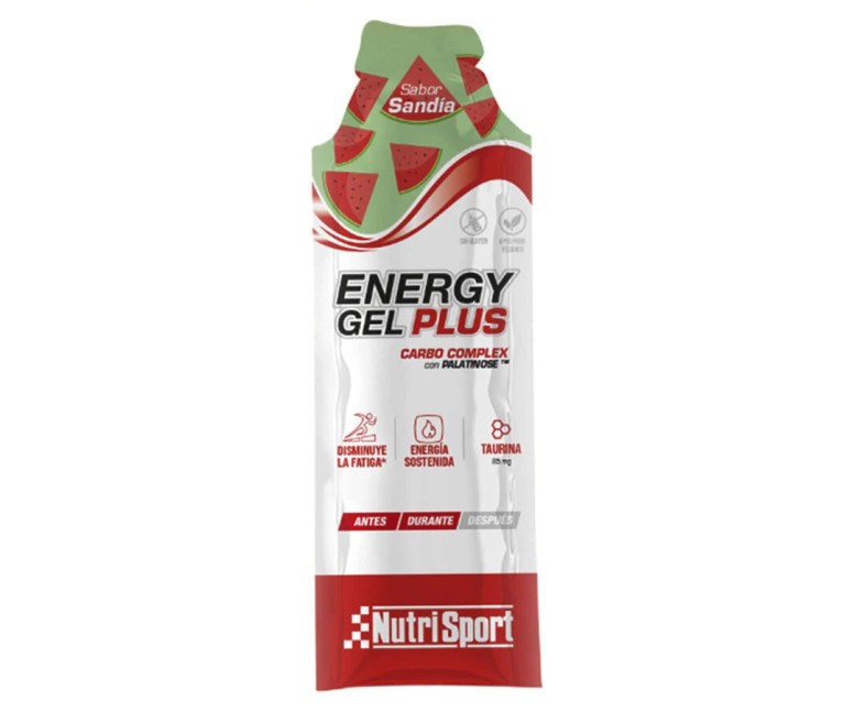 Energy gel plus sandía 18 uds Nutrisport