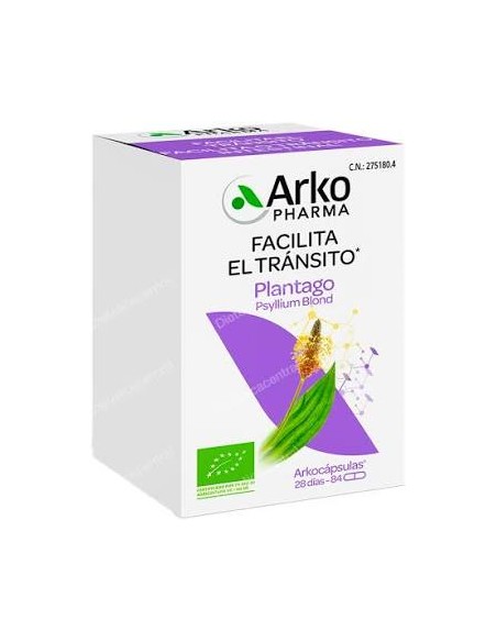 Plantago 84arkocápsulas. Bio 84 cap Arkopharma