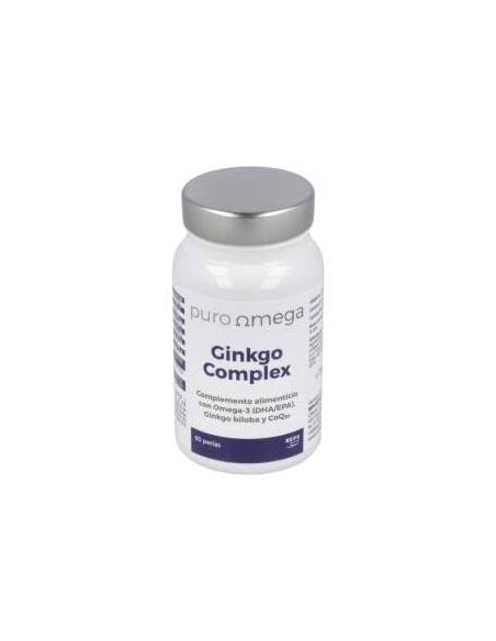 Puro Omega Ginkgo Complex Dha/Epa Q10 60 cap Puro Omega