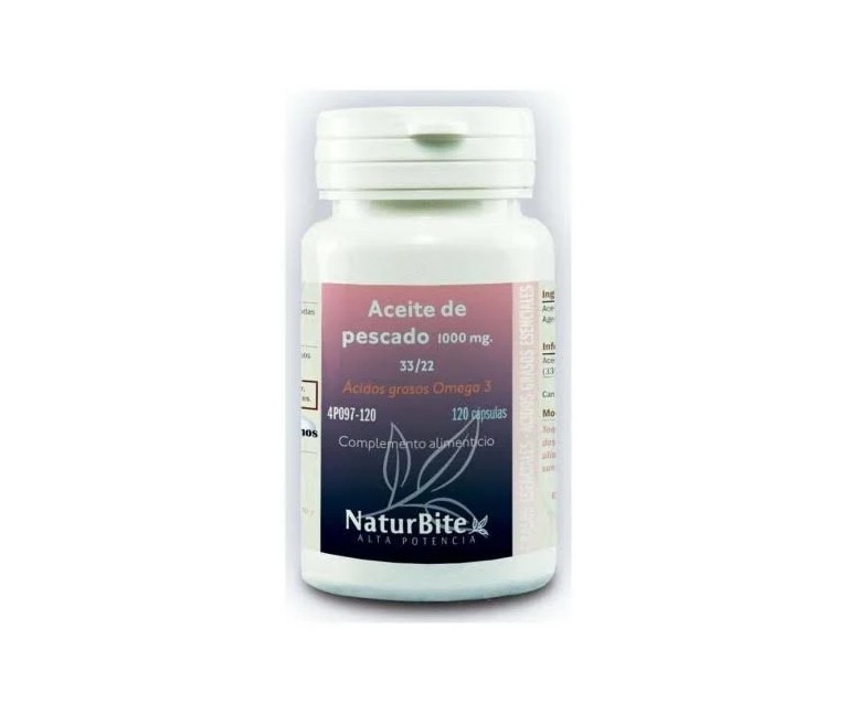 Aceite de pescado 60 cap - 1000 mg Naturbite