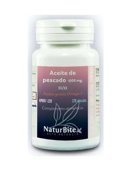 Aceite de pescado 60 cap - 1000 mg Naturbite