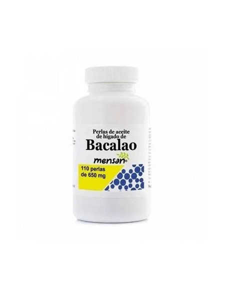 Aceite de hígado de bacalao 110 cap - 650 mg Mensan