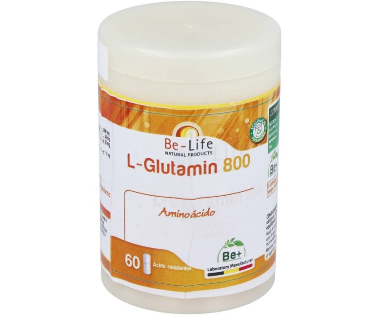 L-glutamina 60 cap - 800 mg Be-Life