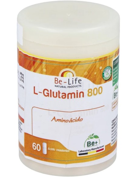 L-glutamina 60 cap - 800 mg Be-Life