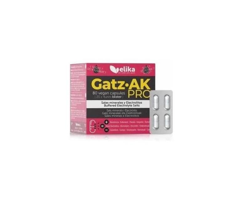 Gatz Ak Pro sales minerales electrolitos 80 cap Elikafoods