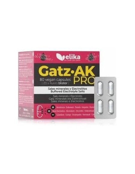 Gatz Ak Pro sales minerales electrolitos 80 cap Elikafoods
