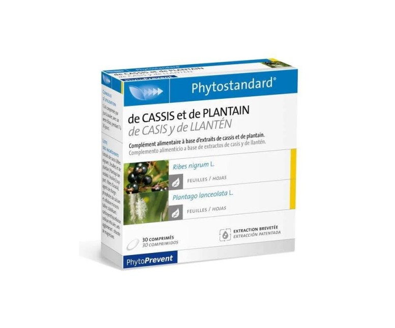 Phytostandard casis-llantén 30 cap Pileje