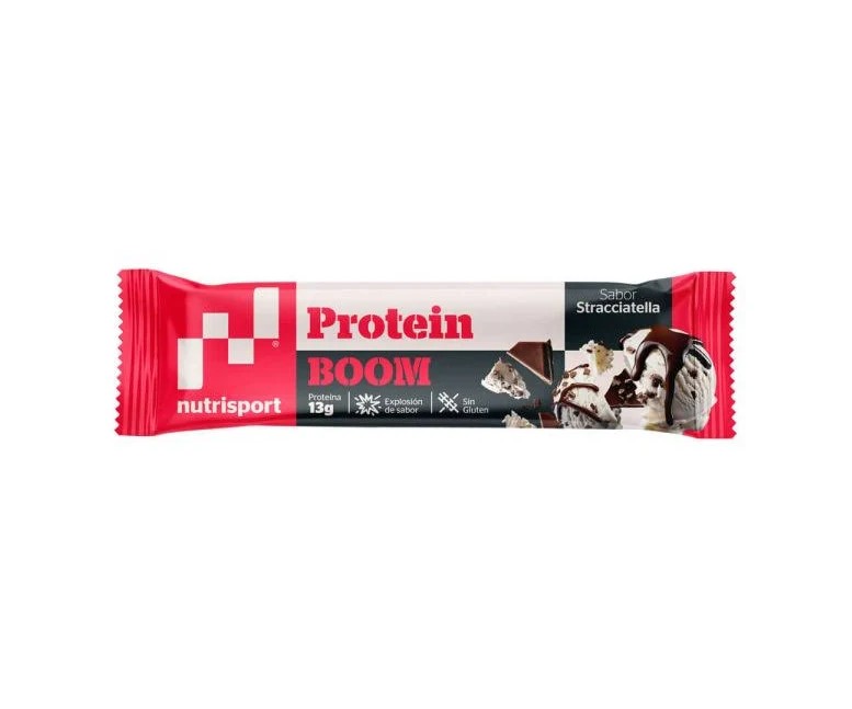 Protein boom stracciatella 24 uds Nutrisport