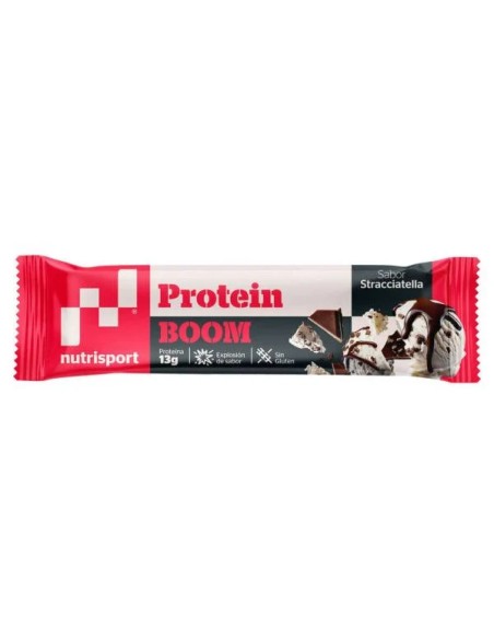 Protein boom stracciatella 24 uds Nutrisport
