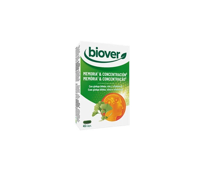 Memoria y concentración (ginkgo memoplex) 45 cap Biover
