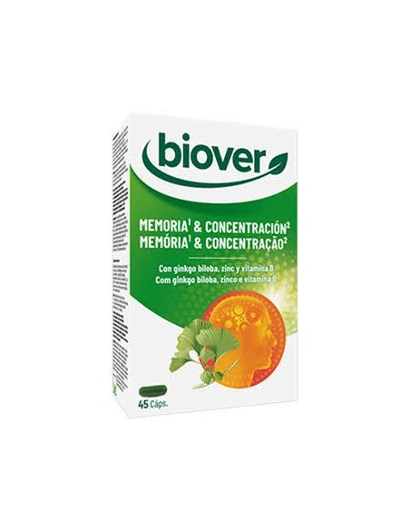Memoria y concentración (ginkgo memoplex) 45 cap Biover