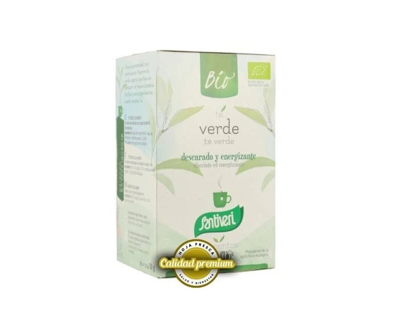 Sanaflor té verde infusion bio 20 ud Santiveri