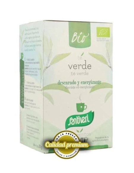 Sanaflor té verde infusion bio 20 ud Santiveri