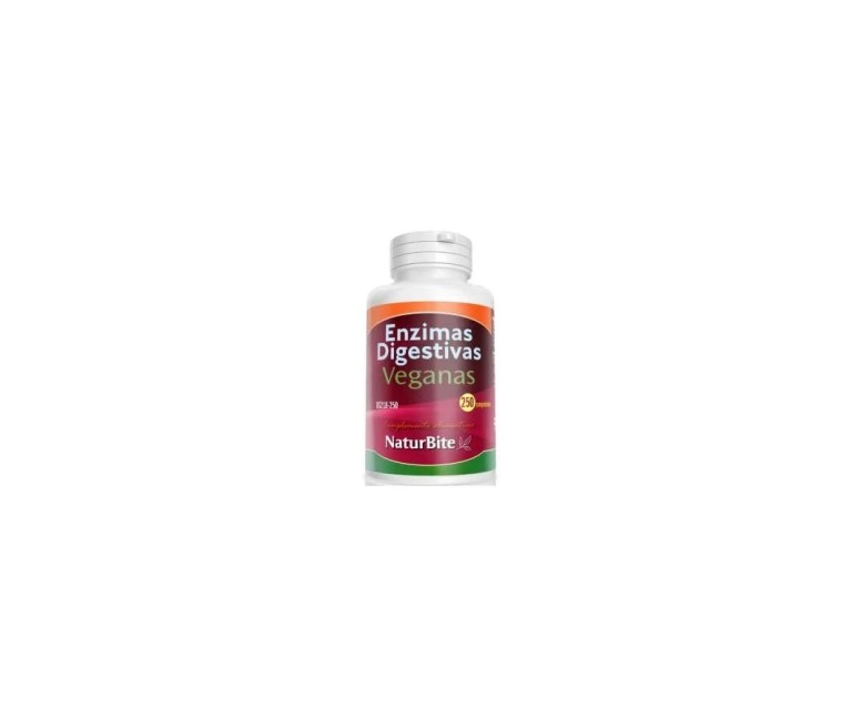 Enzimas digestivas veganas 250 cap Naturbite