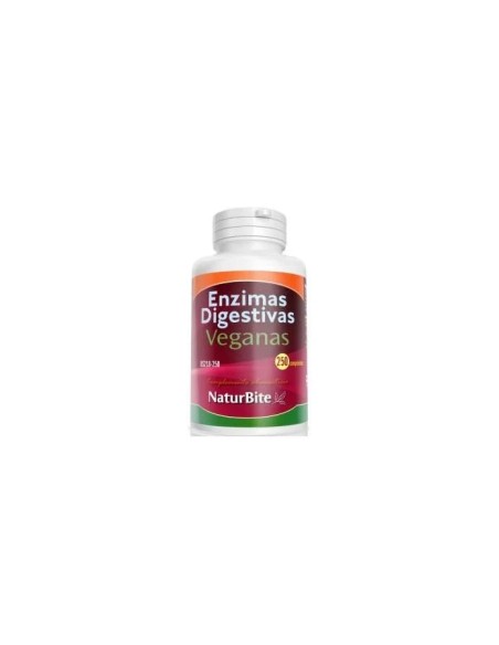 Enzimas digestivas veganas 250 cap Naturbite