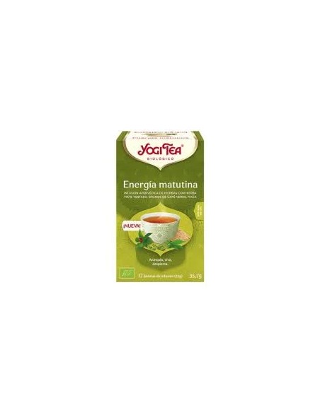 Yogi tea energía matutina infusiones bio 17 infusiones Yogi Tea