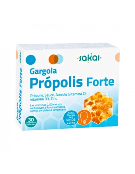 Gárgola propóleos forte mast. 30 tab Sakai