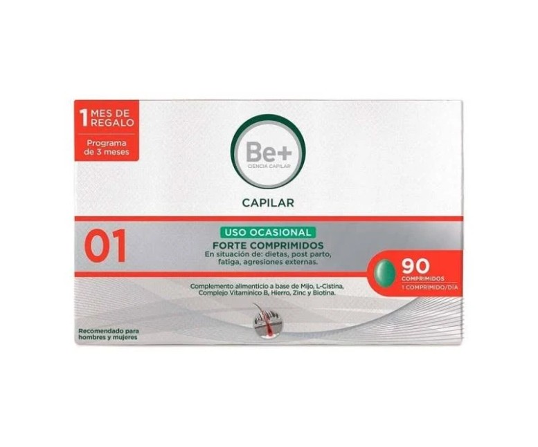 Be+ capilar anticaída ocasional forte 90 cap Be+
