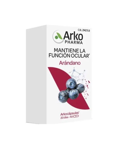 Arándanos Arkocápsulas Bio 40 cap Arkopharma