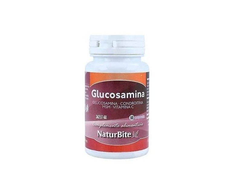 Glucosamina, condroitina, msm, vit C 60 comp Naturbite