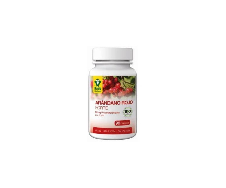 Arándano rojo forte bio sg vegan 90 cap Raab