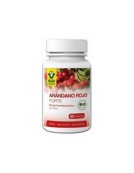 Arándano rojo forte bio sg vegan 90 cap Raab