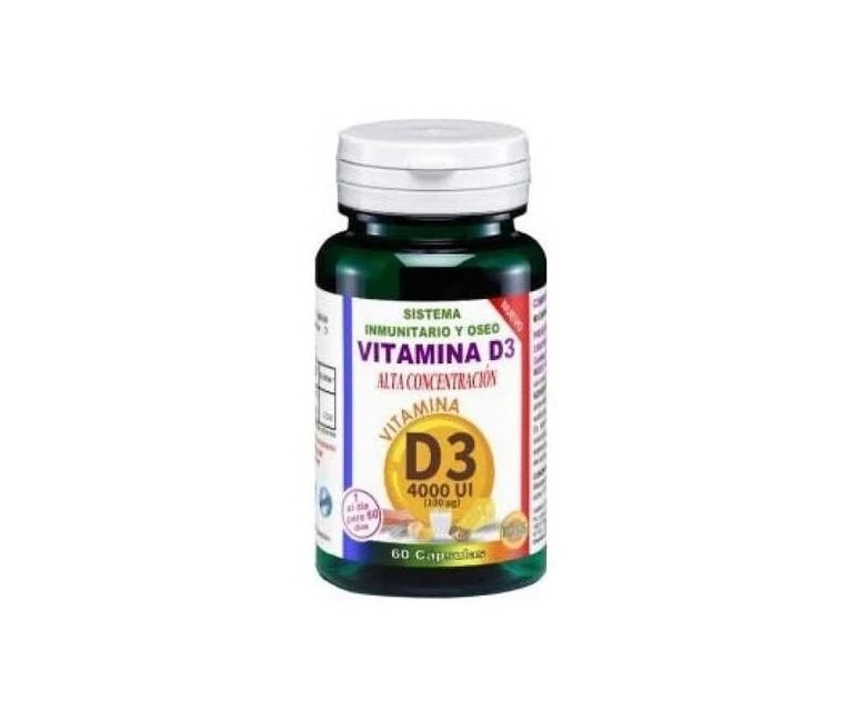 Vitamina d3 alta concentración 60 cap - 4000 ui Robis