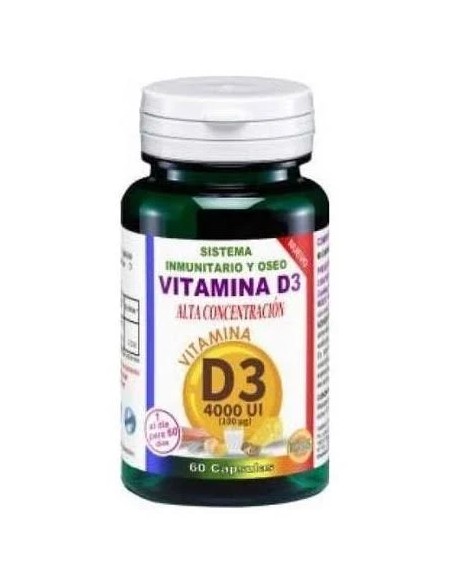 Vitamina d3 alta concentración 60 cap - 4000 ui Robis