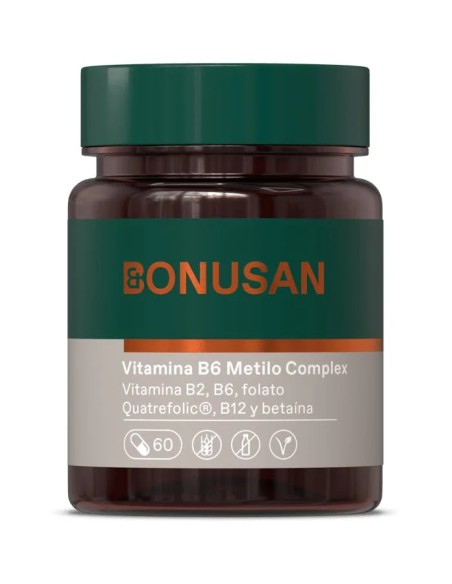 Vitamina b6 complejo metilo 60 cap Bonusan