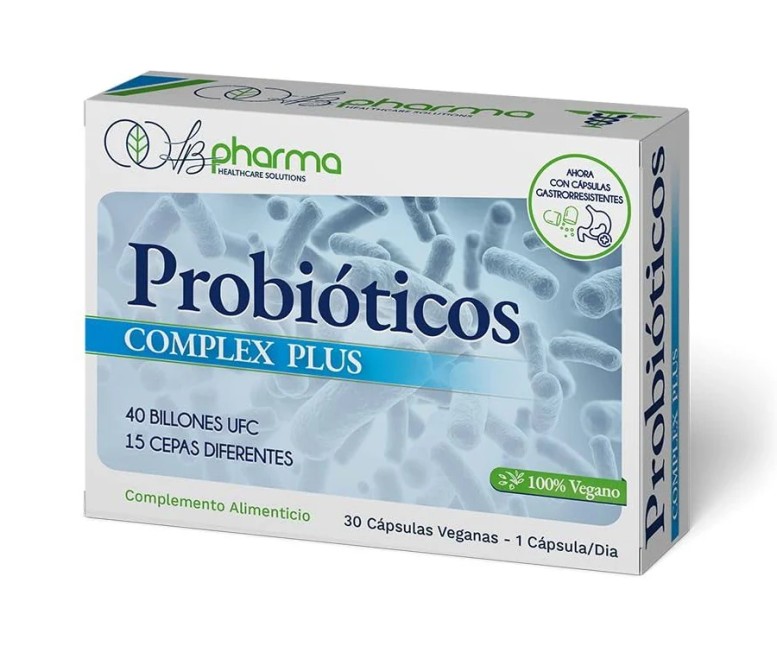 Probióticos Complex Plus 30 cap Lb Pharma