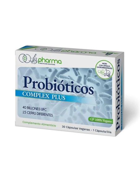Probióticos Complex Plus 30 cap Lb Pharma