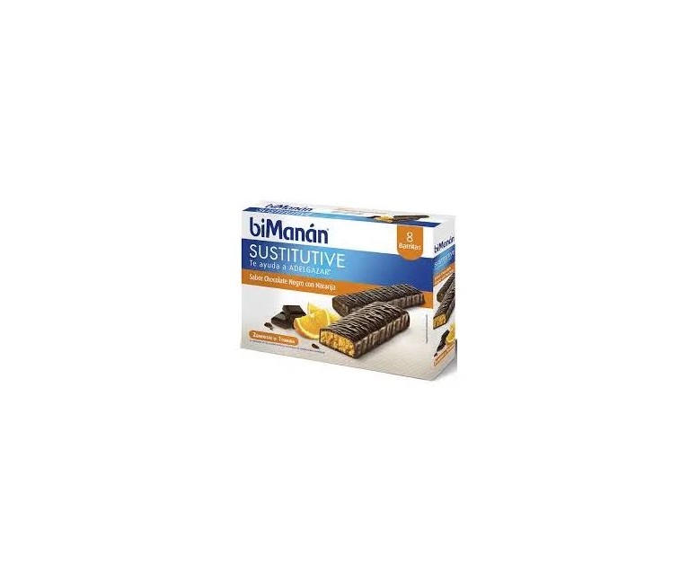 Barritas chocolate negro con naranja expositor 10 ud NAN