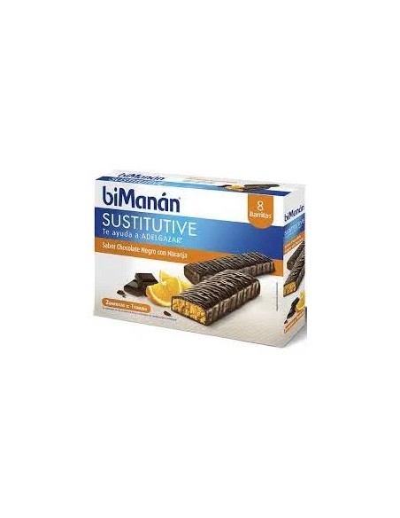 Barritas chocolate negro con naranja expositor 10 ud NAN