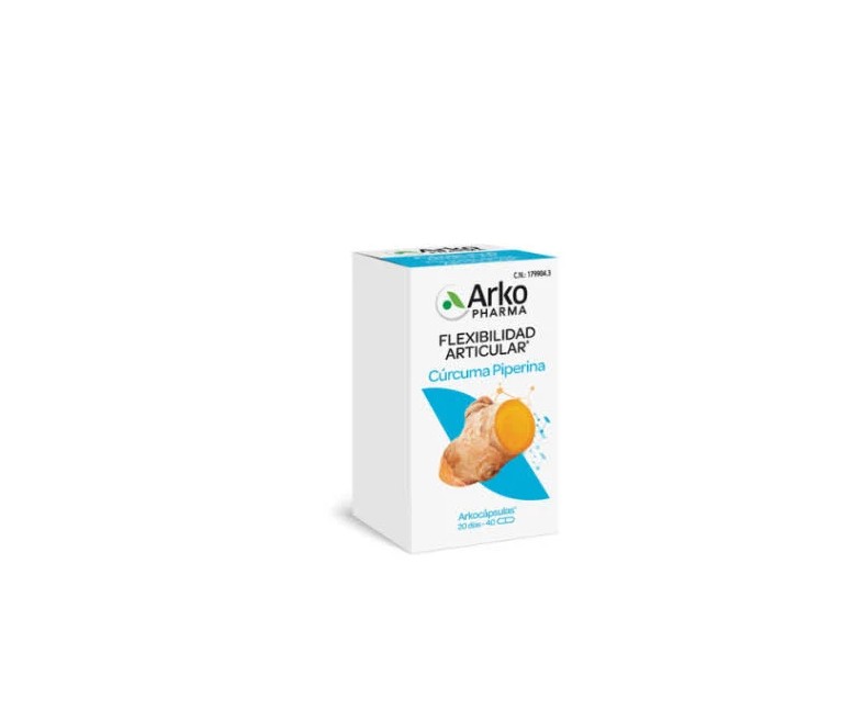 Cúrcuma Arkocápsulas Bio 40 cap Arkopharma