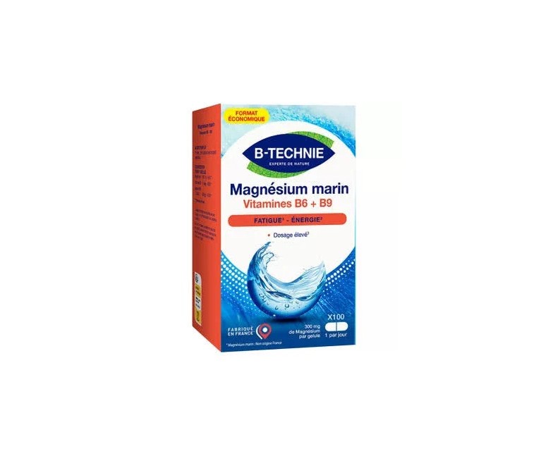 Magnesio marino+b6+b9 biotechnie 40 cap Biover