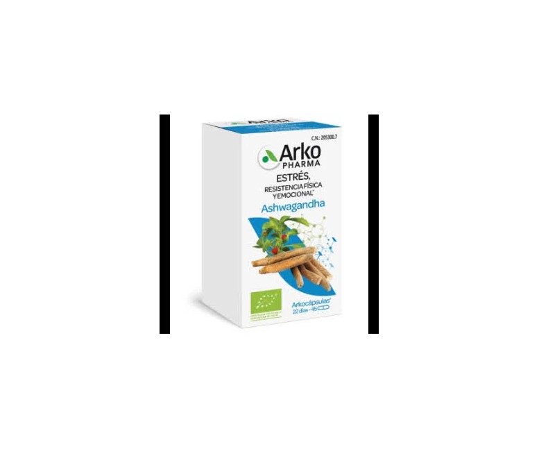 Arkocápsulas Ashwagandha Bio 45 cap Arkopharma