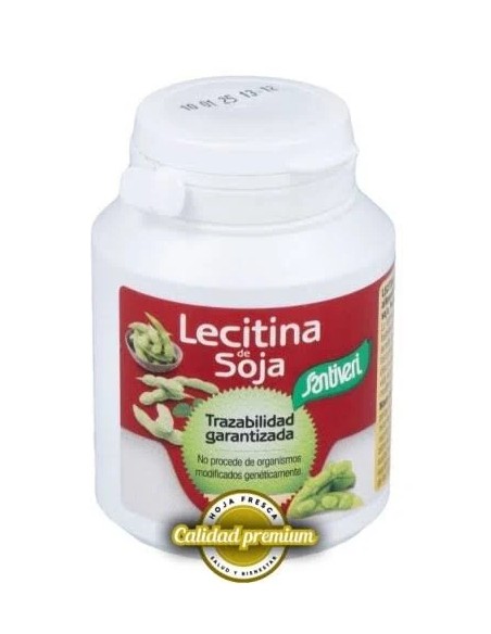 Lecitina de soja perlas 107 cap Santiveri