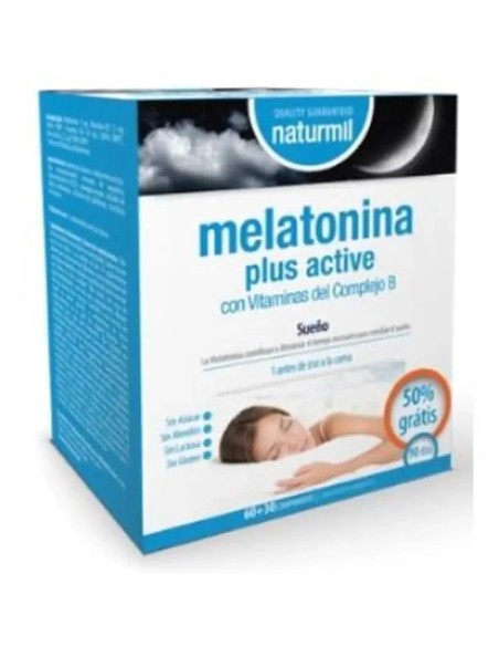 Melatonina plus active 90 tab - 1,9 mg Dietmed