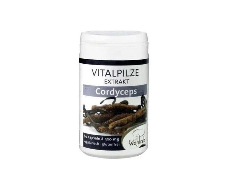 Cordyceps - Pilze Wolhrab 60 cap Pilze Wolhrab