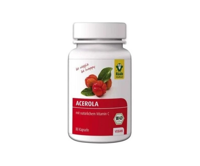 Acerola vegan sg 80 cap - 500 mg Raab