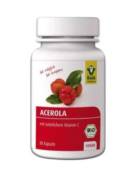 Acerola vegan sg 80 cap - 500 mg Raab